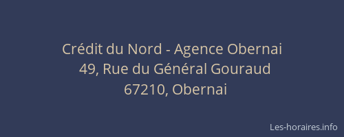 Crédit du Nord - Agence Obernai