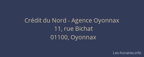 Crédit du Nord - Agence Oyonnax