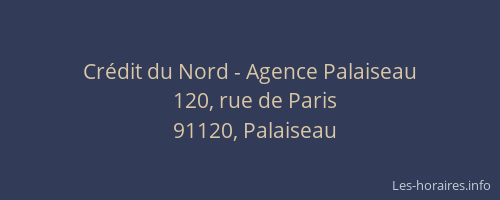 Crédit du Nord - Agence Palaiseau