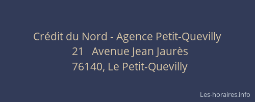 Crédit du Nord - Agence Petit-Quevilly