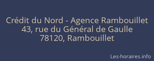 Crédit du Nord - Agence Rambouillet
