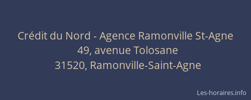 Crédit du Nord - Agence Ramonville St-Agne