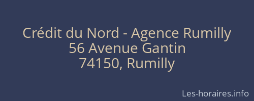 Crédit du Nord - Agence Rumilly