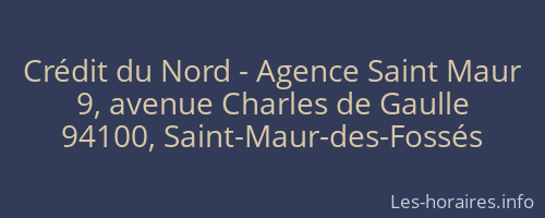 Crédit du Nord - Agence Saint Maur
