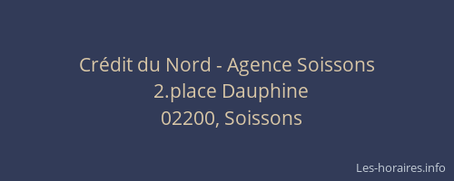 Crédit du Nord - Agence Soissons