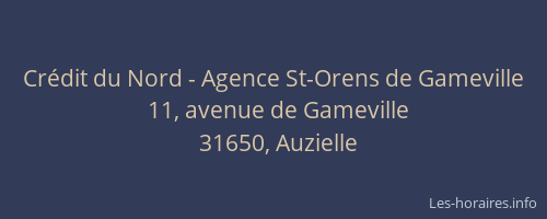 Crédit du Nord - Agence St-Orens de Gameville