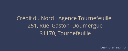Crédit du Nord - Agence Tournefeuille