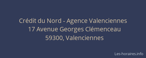 Crédit du Nord - Agence Valenciennes