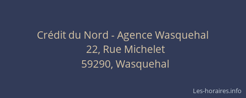 Crédit du Nord - Agence Wasquehal