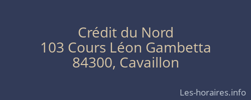 Crédit du Nord