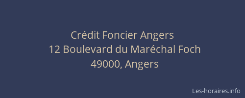 Crédit Foncier Angers