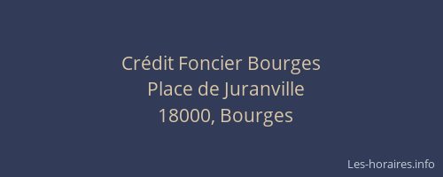 Crédit Foncier Bourges