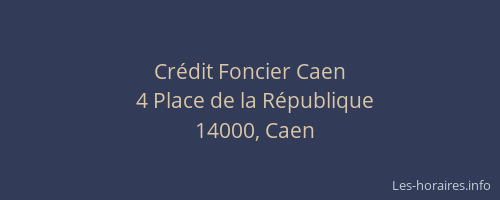 Crédit Foncier Caen