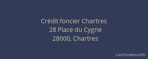 Crédit foncier Chartres