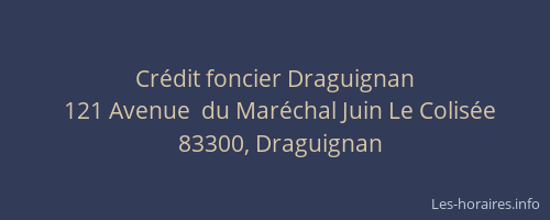 Crédit foncier Draguignan