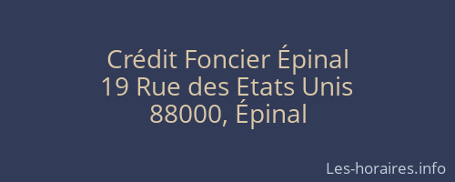 Crédit Foncier Épinal