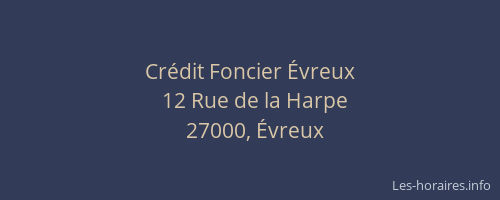 Crédit Foncier Évreux