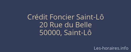 Crédit Foncier Saint-Lô