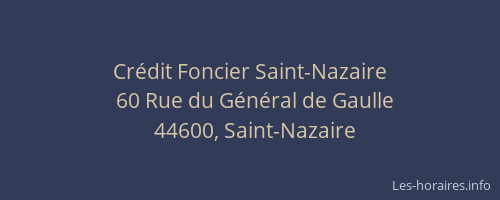 Crédit Foncier Saint-Nazaire