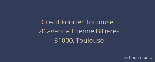 Crédit Foncier Toulouse