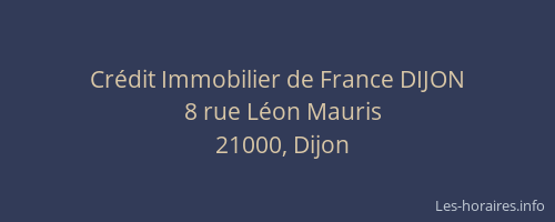 Crédit Immobilier de France DIJON