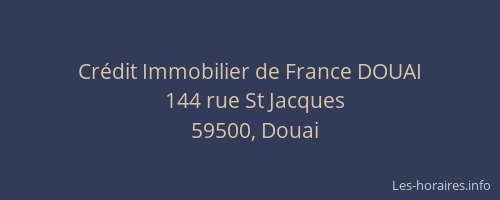 Crédit Immobilier de France DOUAI