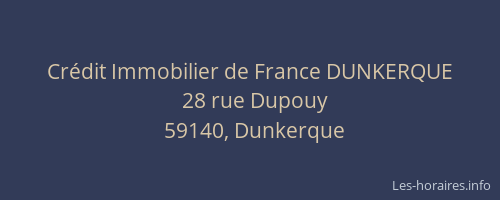 Crédit Immobilier de France DUNKERQUE