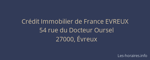 Crédit Immobilier de France EVREUX