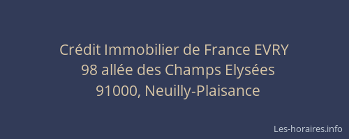 Crédit Immobilier de France EVRY