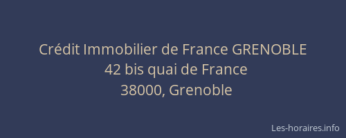 Crédit Immobilier de France GRENOBLE