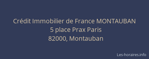 Crédit Immobilier de France MONTAUBAN