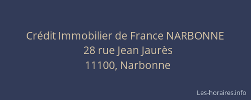 Crédit Immobilier de France NARBONNE
