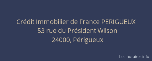 Crédit Immobilier de France PERIGUEUX