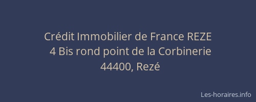 Crédit Immobilier de France REZE