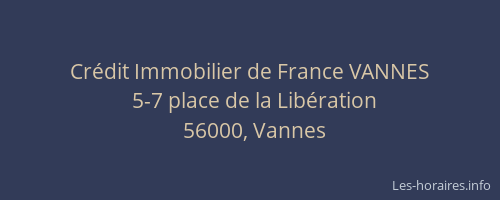 Crédit Immobilier de France VANNES