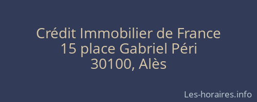 Crédit Immobilier de France
