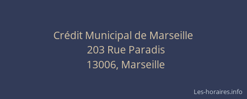 Crédit Municipal de Marseille