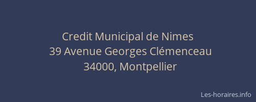Credit Municipal de Nimes