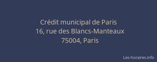 Crédit municipal de Paris