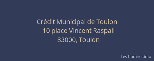 Crédit Municipal de Toulon