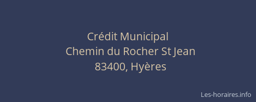 Crédit Municipal