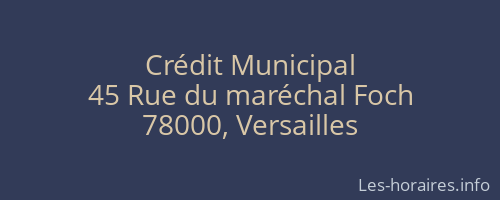Crédit Municipal