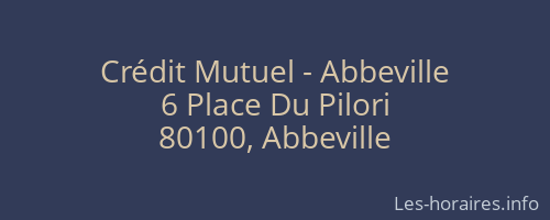 Crédit Mutuel - Abbeville