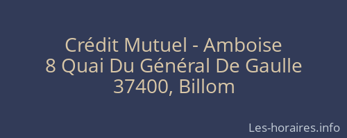 Crédit Mutuel - Amboise