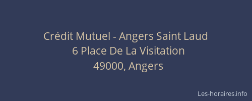 Crédit Mutuel - Angers Saint Laud