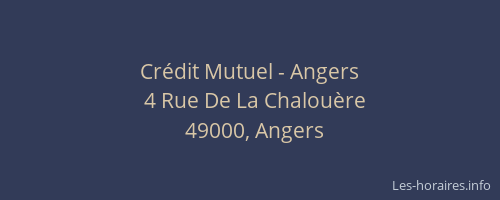 Crédit Mutuel - Angers