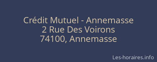 Crédit Mutuel - Annemasse