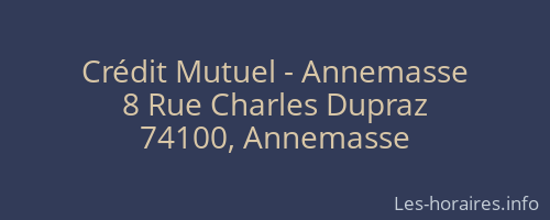 Crédit Mutuel - Annemasse