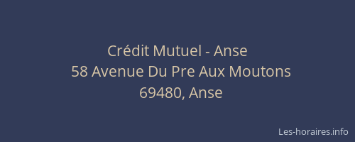 Crédit Mutuel - Anse