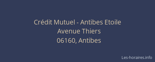 Crédit Mutuel - Antibes Etoile